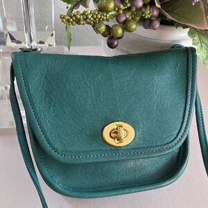 Rare Vintage COACH Jade Everett Leather Crossbody Bag #9984